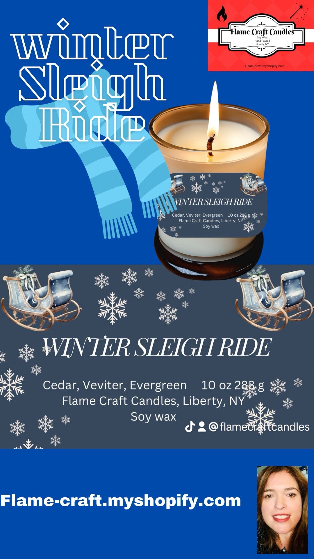 Winter Sleigh Ride | Evergreen Vetiver Cedar|10 oz
