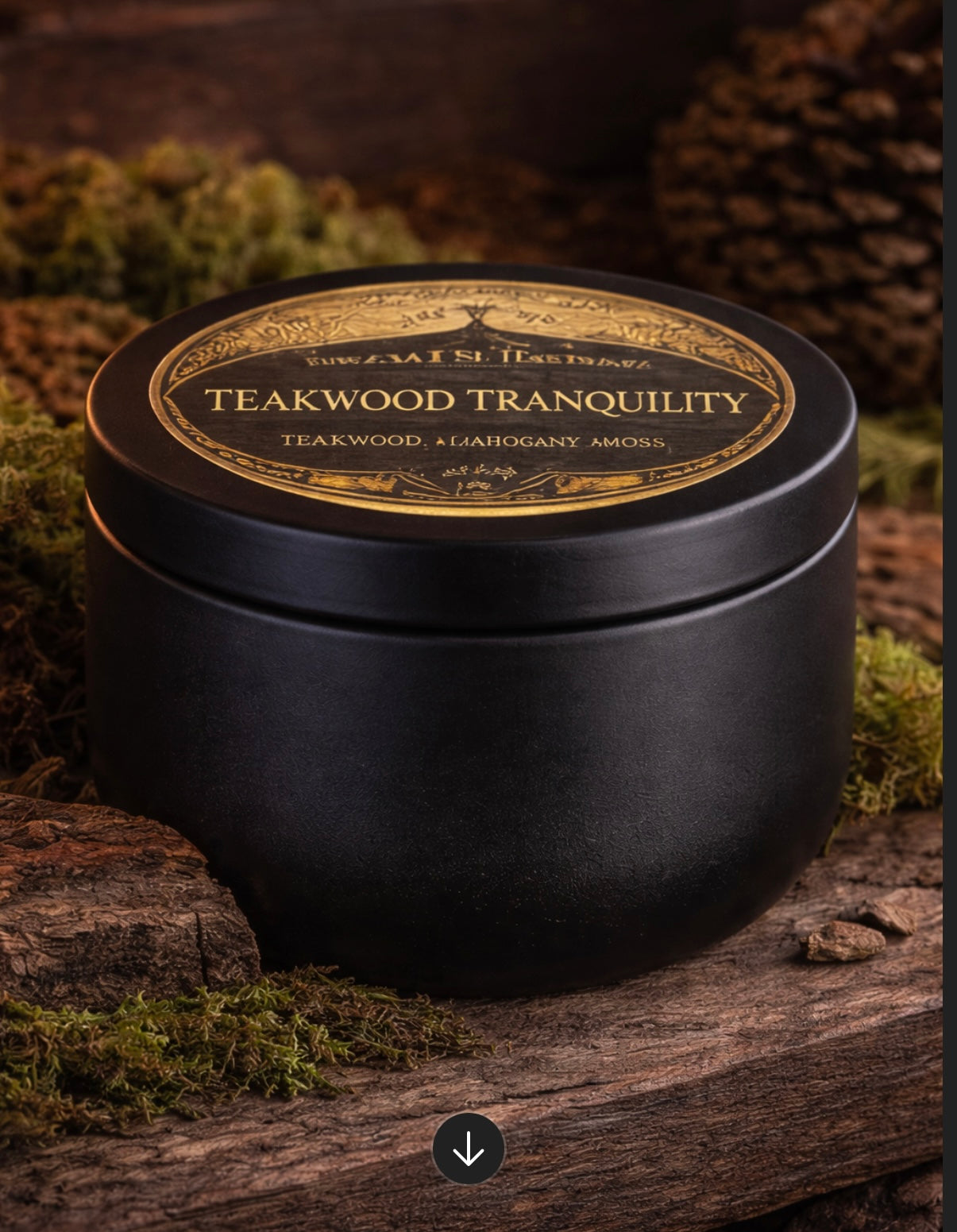 Teakwood Tranquility|Scented Soy Wax for calm and relaxation
