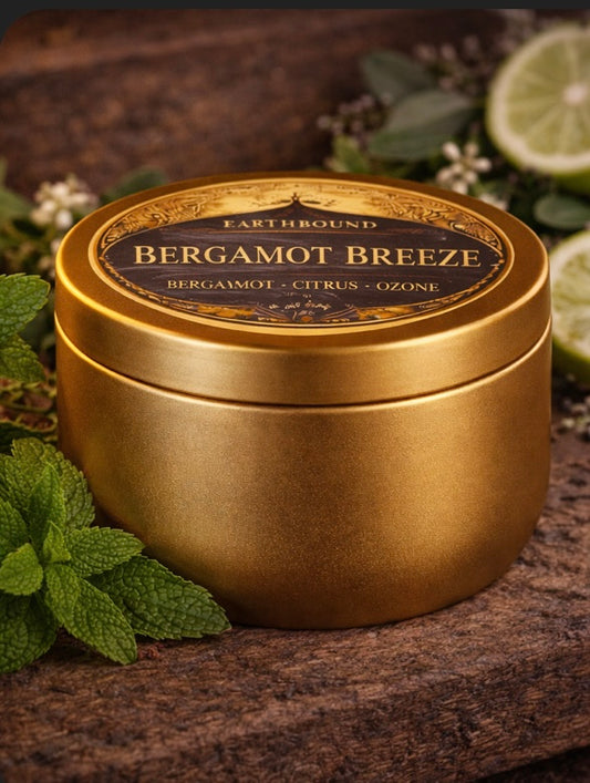 Bergamot Breeze| Press and relaxing scented Soy Wax Candle