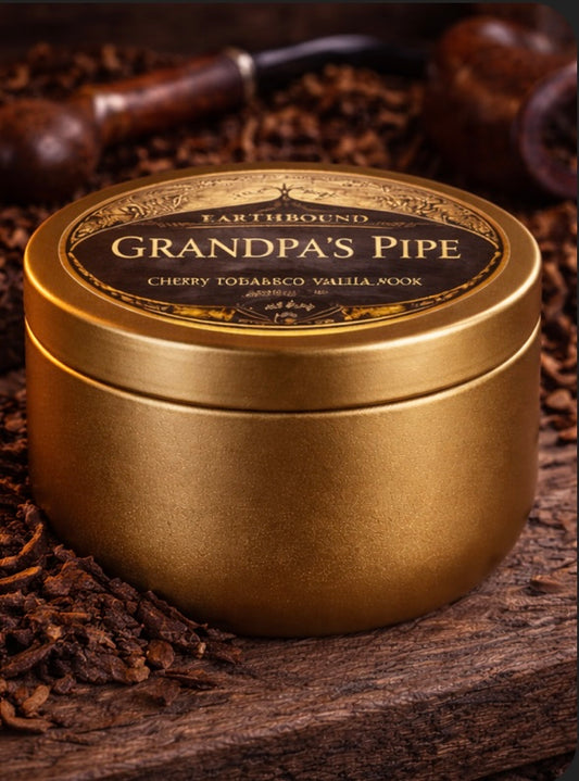 Grandpa's Pipe|Nostalgic Vanilla and Tobacco|Scented Soy Wax