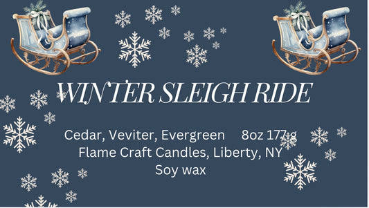 Winter Sleigh Ride | Evergreen Vetiver Cedar|10 oz