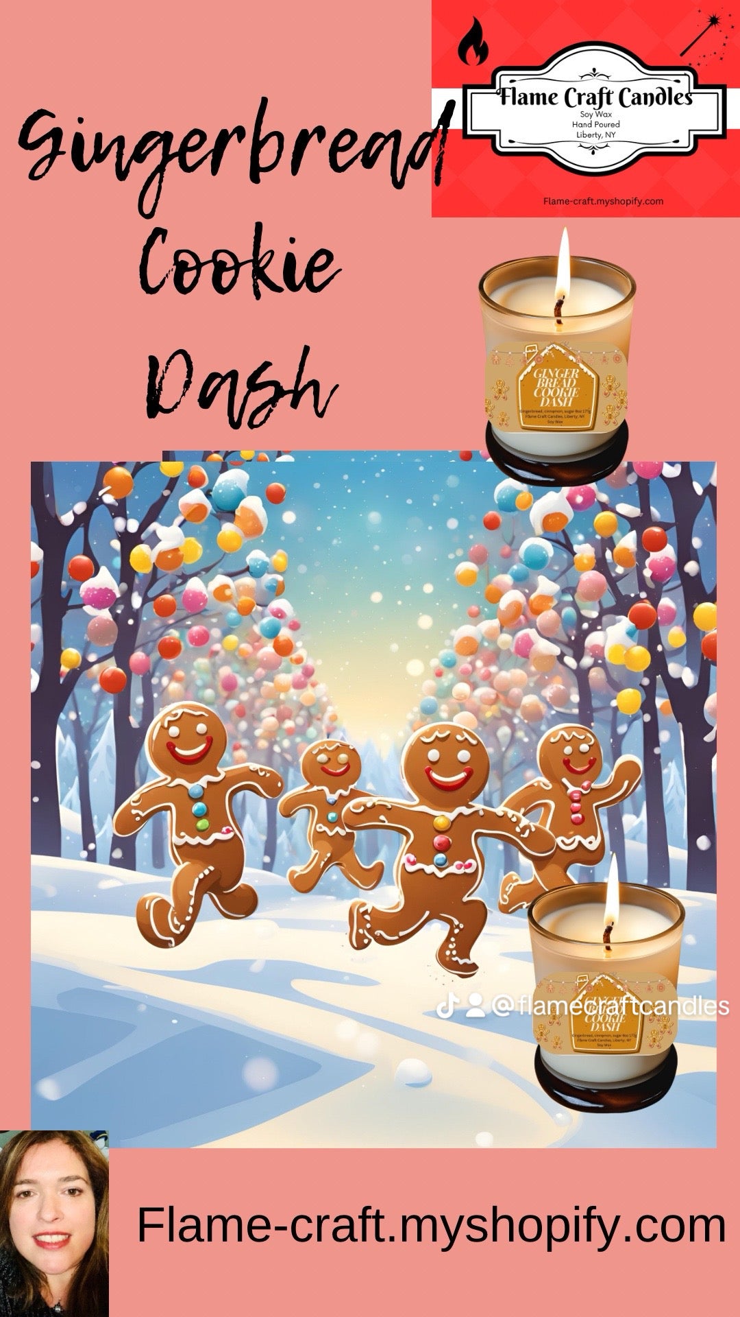 Gingerbread Cookie Dash| Fresh baked gingerbread| 10 oz.