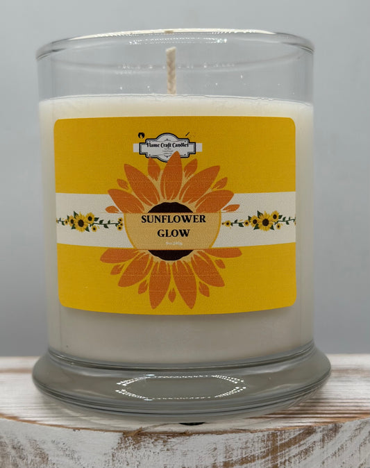 Sunflower Glow| Scented Soy Wax Honey, Amber