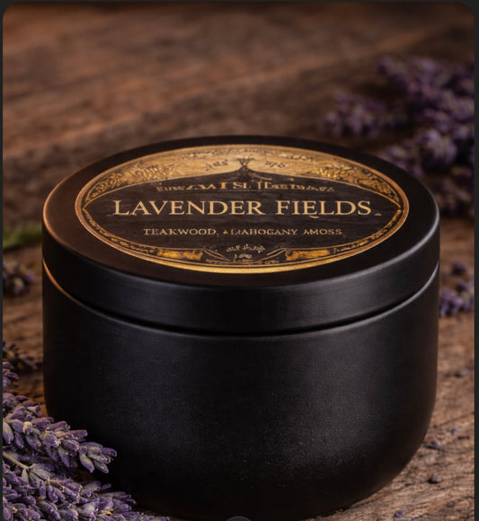Lavender Fields| Relaxing and Calming Soy Wax Wellness Candle