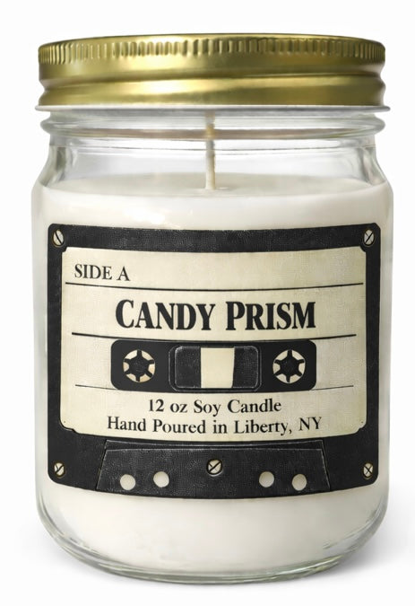 Candy Prism | 12 oz mason Jar | Scented Soy Wax