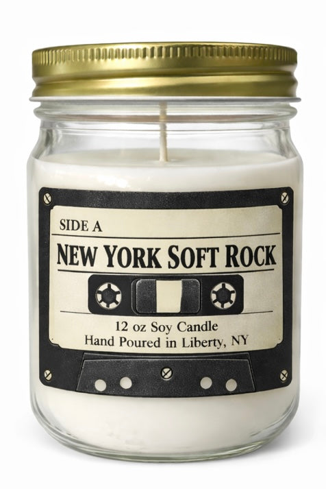 New York Soft Rock Garden 12 Oz Mason Jar Vintage Vibes Lilac