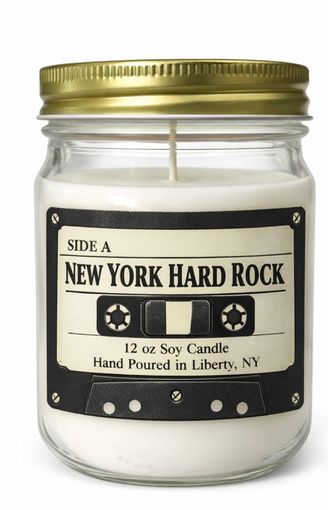 New York Hard Rock Garden | 12Oz Mason Jar | Scented Soy Wax