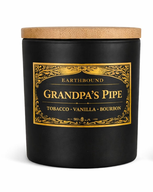 Grandpa's Pipe|Nostalgic Vanilla and Tobacco|Scented Soy Wax
