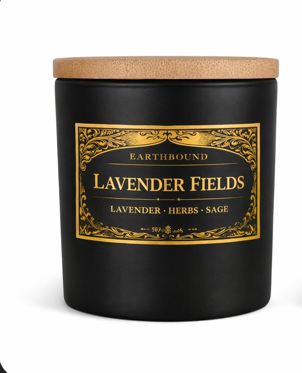 Lavender Fields| Relaxing and Calming Soy Wax Wellness Candle