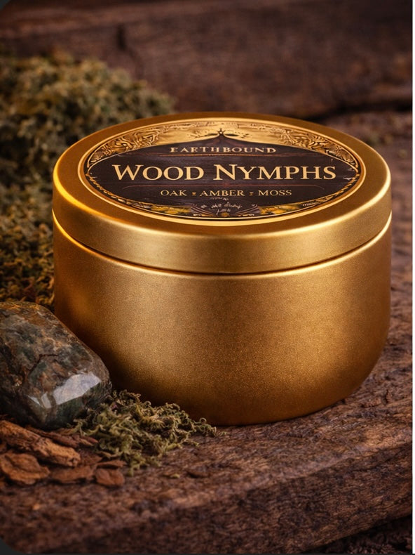 Wood Nymphs | Sea Salt and Sage Relaxing Soy Wax Candle