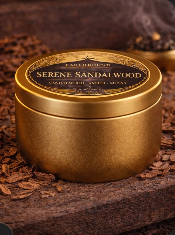 Serene Sandalwood|Woodsy Relaxation Scent Soy Wax