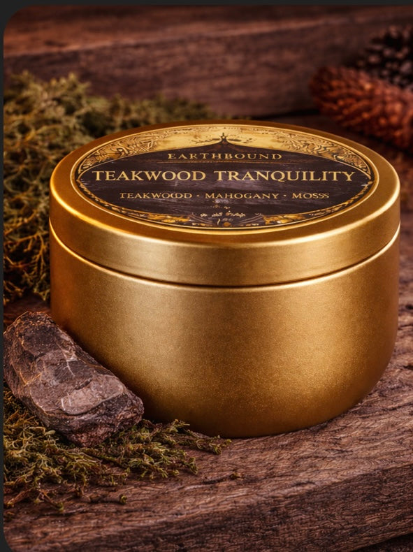 Teakwood Tranquility|Scented Soy Wax for calm and relaxation
