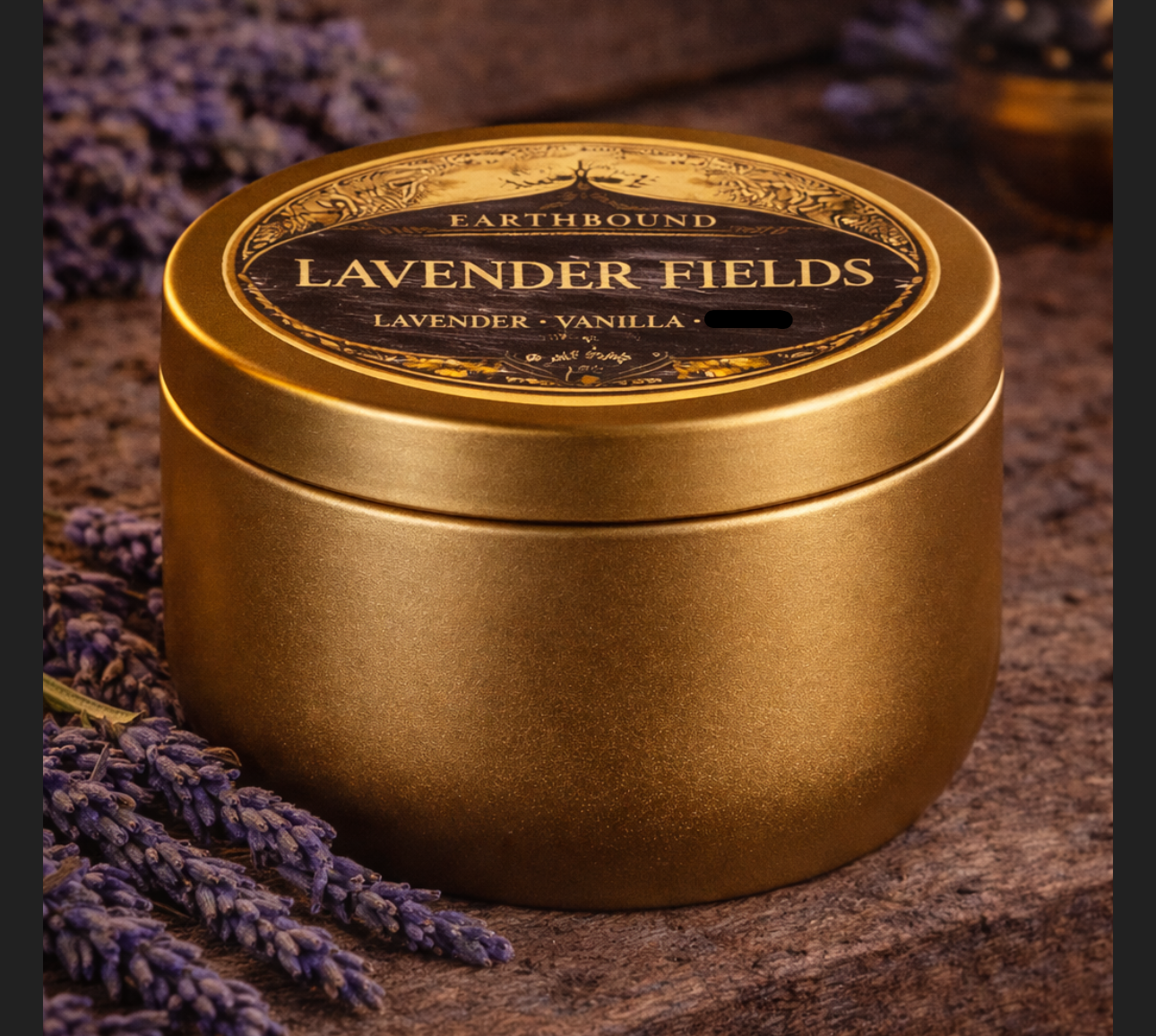 Lavender Ice| Relaxing and Calming Lavender Vanilla Soy Wax Wellness Candle