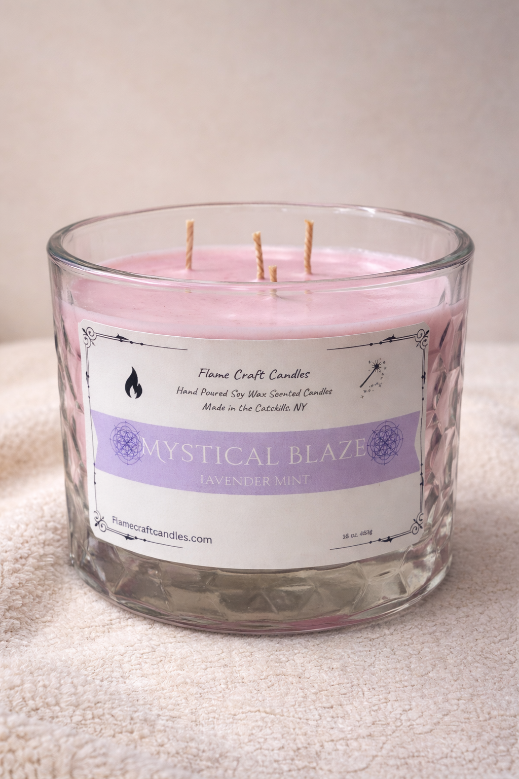 Stress Relief Gift Set | Lavender Mint Candle + Room Spray + Wax Melts | Relaxation Bundle | Calm Home Kit | Self Care Gift Box
