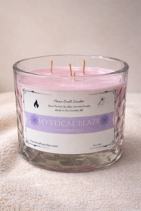 Stress Relief Gift Set | Lavender Mint Candle + Room Spray + Wax Melts | Relaxation Bundle | Calm Home Kit | Self Care Gift Box